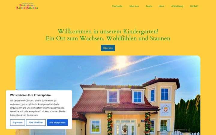 Screenshot of kindergruppe-little-smilies.at