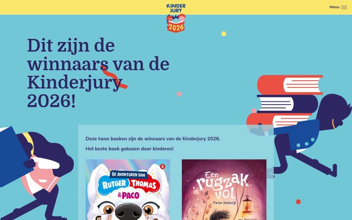 Screenshot of kinderjury.nl