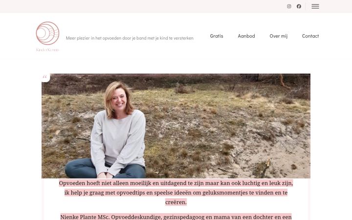 Screenshot ta' kinderkennis.nl