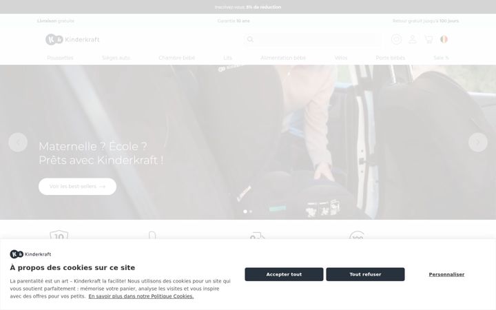 Screenshot of kinderkraft.be