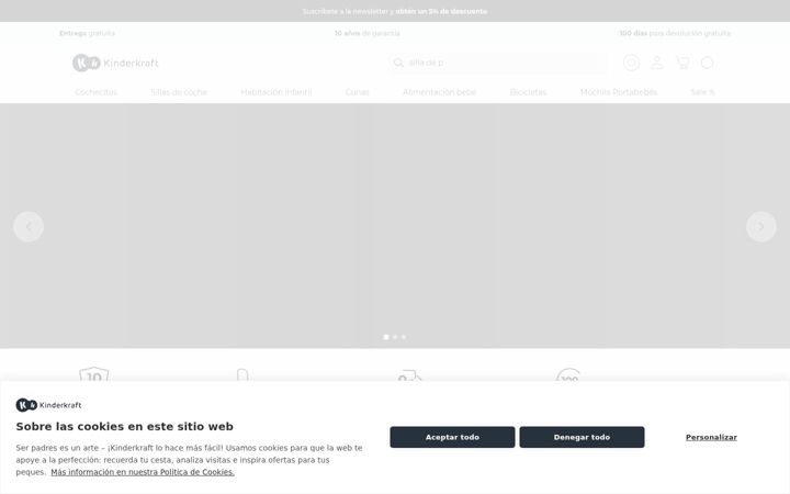 Screenshot von kinderkraft.es
