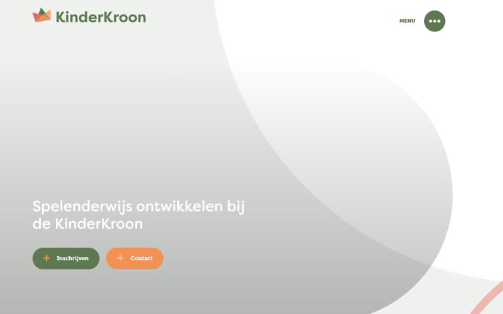 Screenshot of kinderkroon.nl