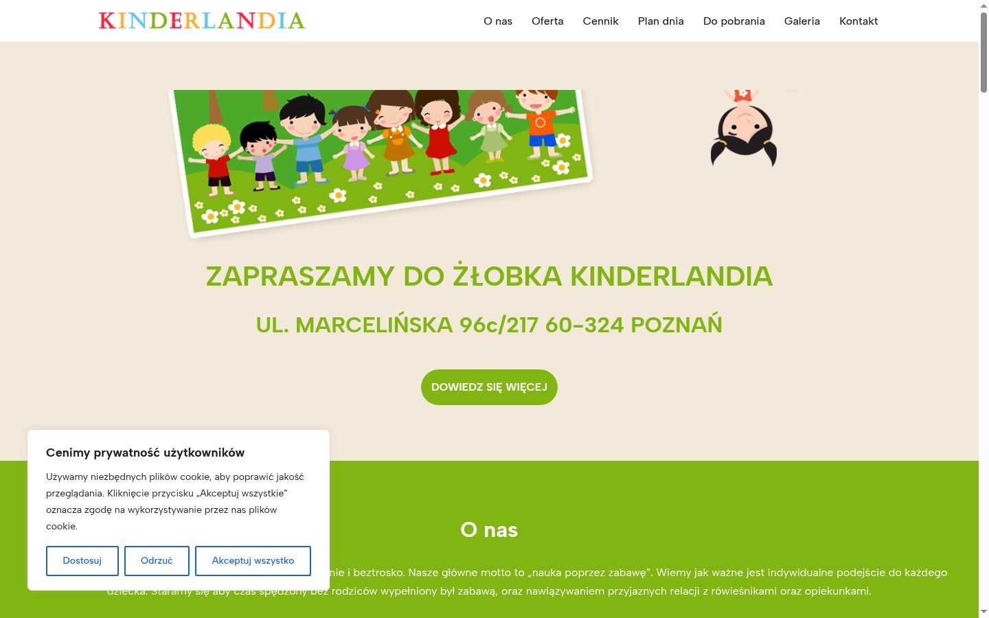 Snímek obrazovky baneru souhlasu zobrazeného před jakoukoli interakcí