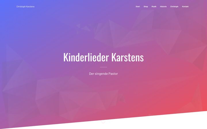 Screenshot of kinderlieder-karstens.de