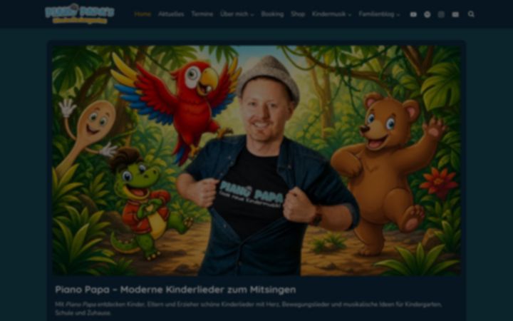 Screenshot of kinderliedergarten.de