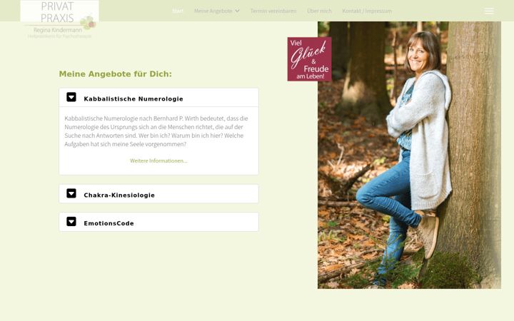 Screenshot of kindermann-praxis.de