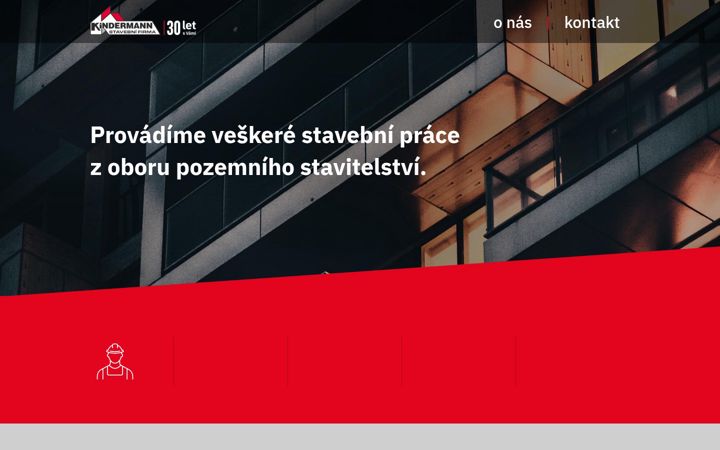 Screenshot of kindermann.cz