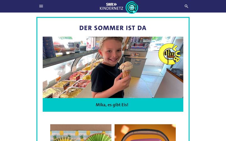 Screenshot of kindernetz.de