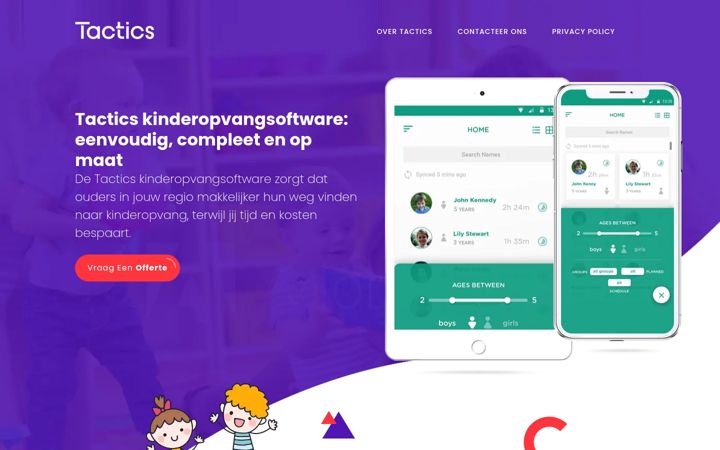 Screenshot of kinderopvang.software
