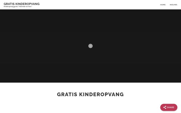 Screenshot of kinderopvanggratis.nl