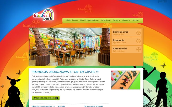 Screenshot of kinderpark.pl