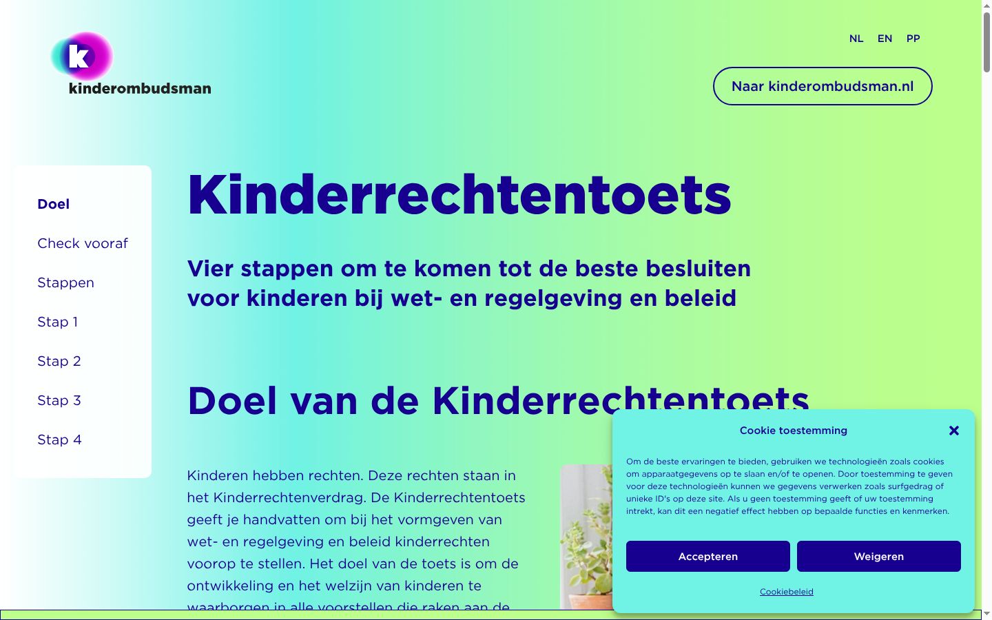 Screenshot tal-banner tal-kunsens muri qabel kwalunkwe interazzjoni