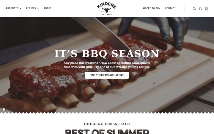 Screenshot of kinders.com