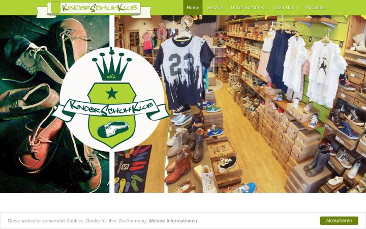Screenshot of kinderschuhklub.de