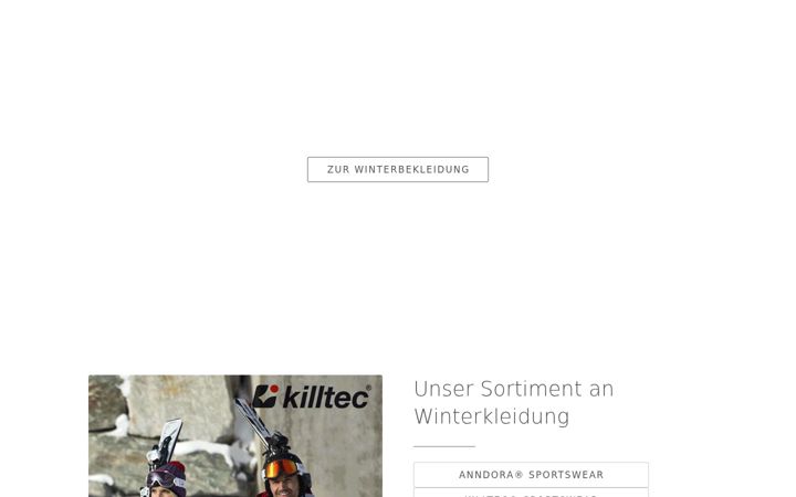 Screenshot of kinderskianzug.de