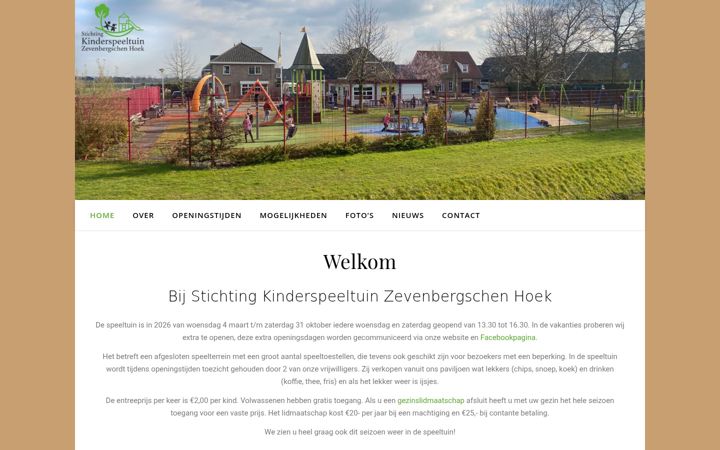 Screenshot of kinderspeeltuin.com