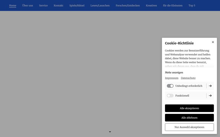 Screenshot of kinderspiel-utting.com