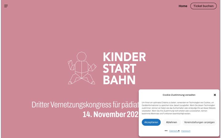 Screenshot of kinderstartbahn.ch