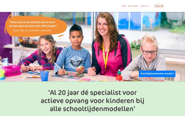 Screenshot of kinderstralen.nl