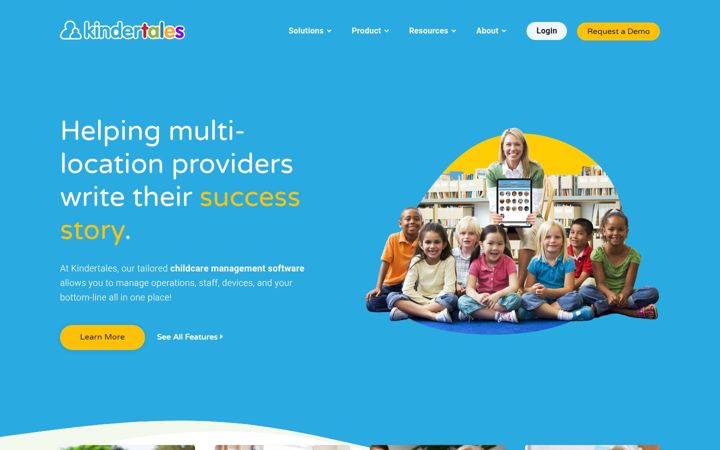 Screenshot von kindertales.com