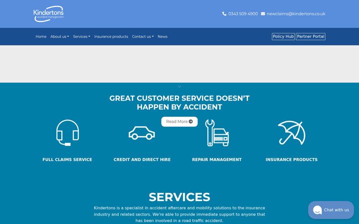 Screenshot of kindertons.co.uk