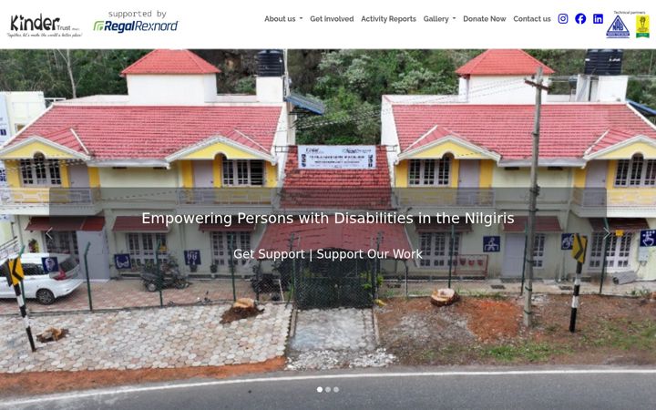 Screenshot of kindertrust.org