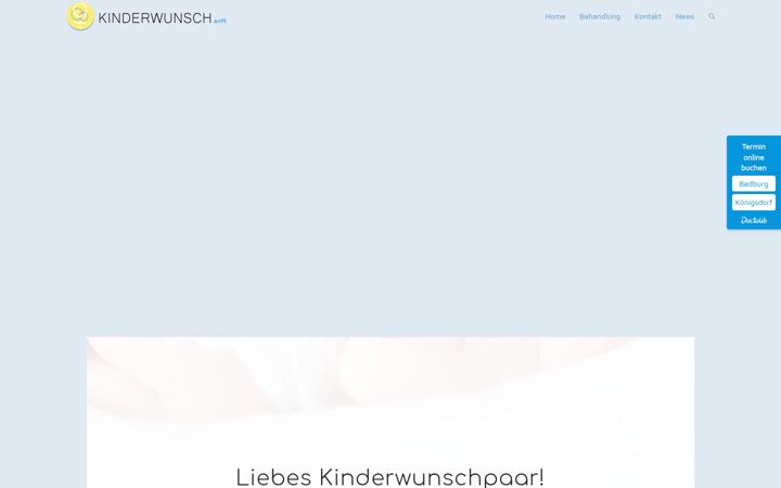 Screenshot of kinderwunsch-erft.de