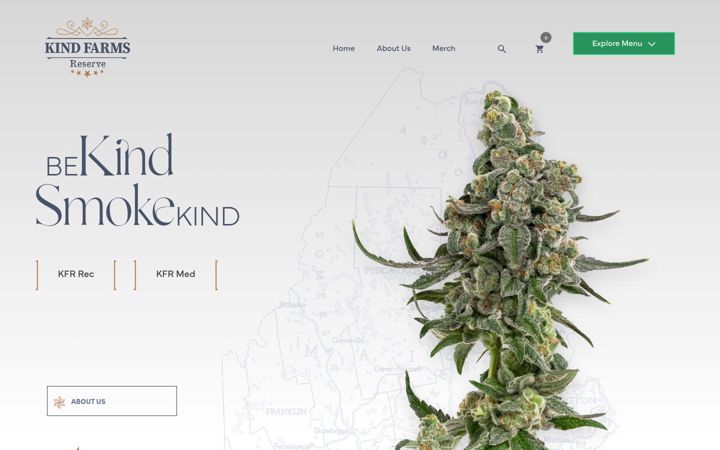Screenshot of kindfarmsreserve.com