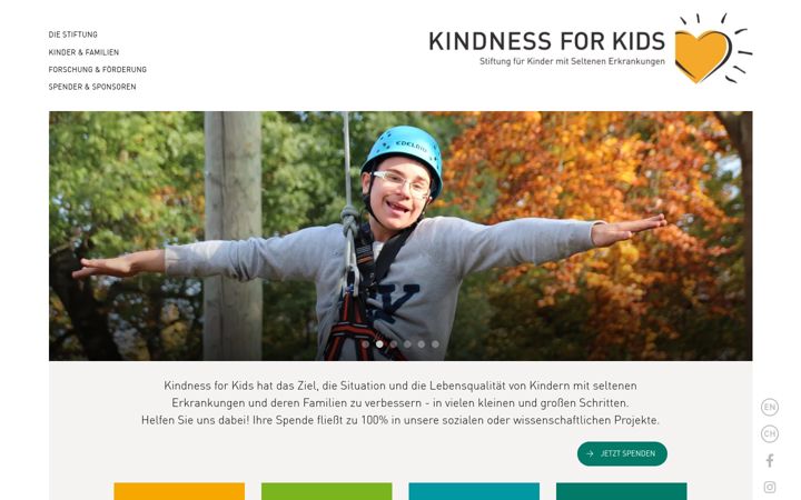 Screenshot of kindness-for-kids.de