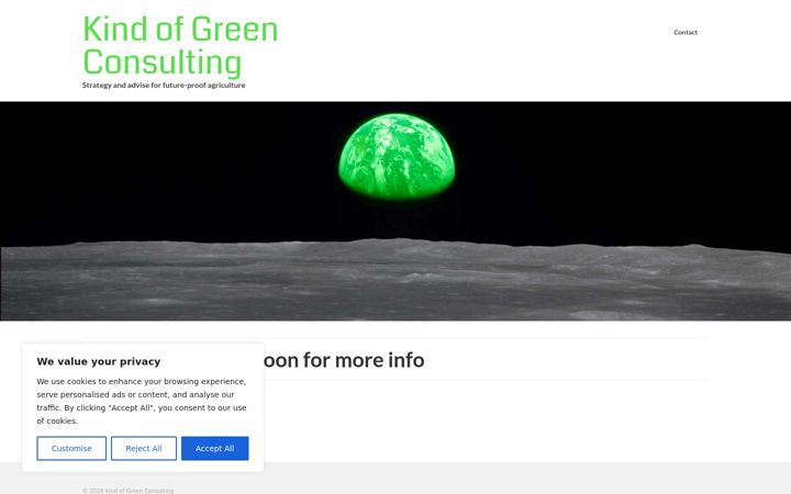 Screenshot of kindofgreen.nl