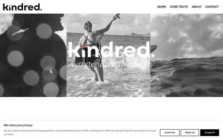 Screenshot of kindredsf.com