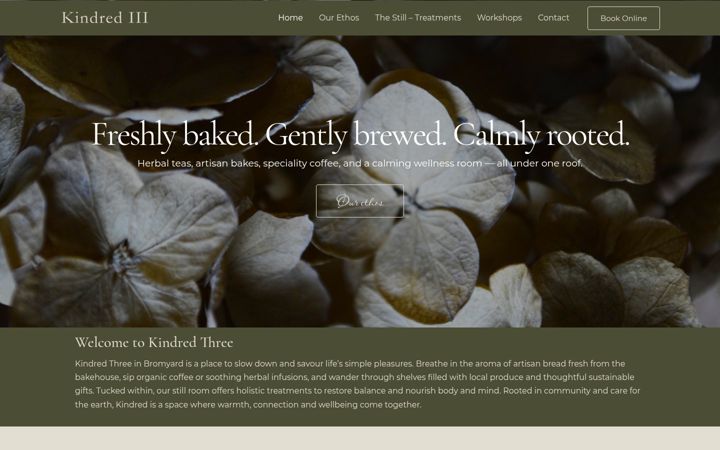 Screenshot of kindredthree.co.uk