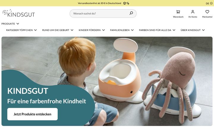 Screenshot of kindsgut.de