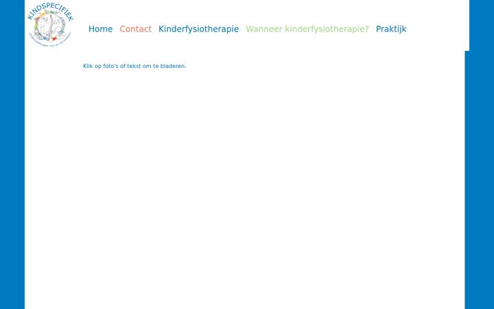 Screenshot of kindspecifiek.nl