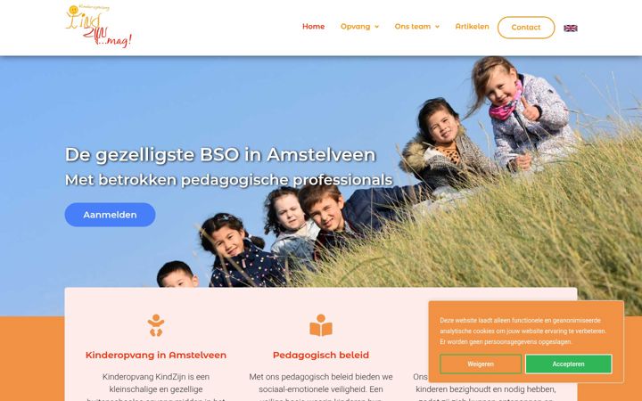 Screenshot of kindzijn.com