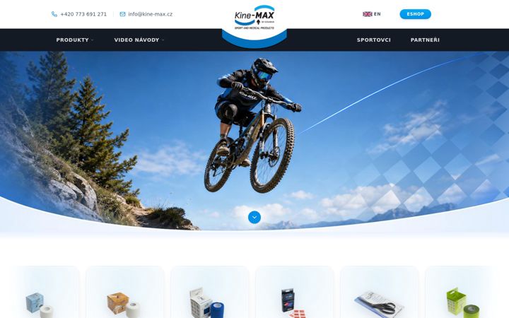 Screenshot of kine-max.cz