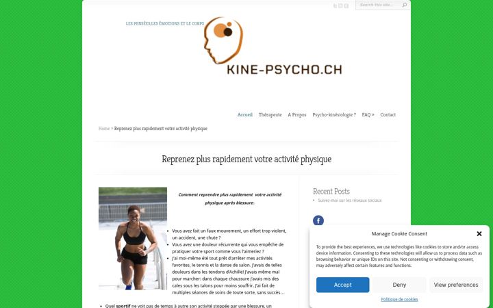 Screenshot of kine-psycho.ch