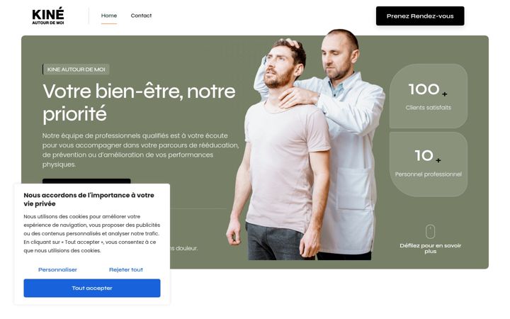 Screenshot of kineautourdemoi.fr