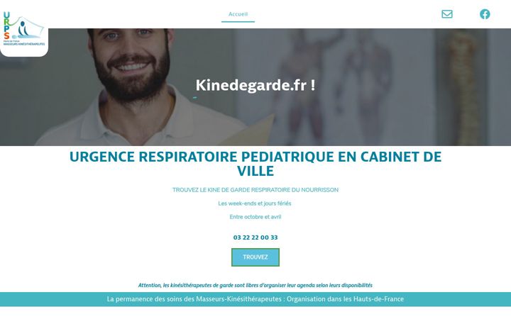 Screenshot of kinedegarde.fr
