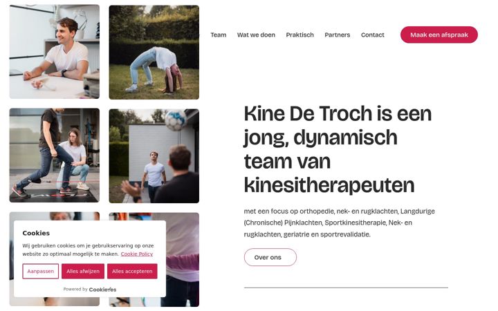 Screenshot of kinedetroch.be