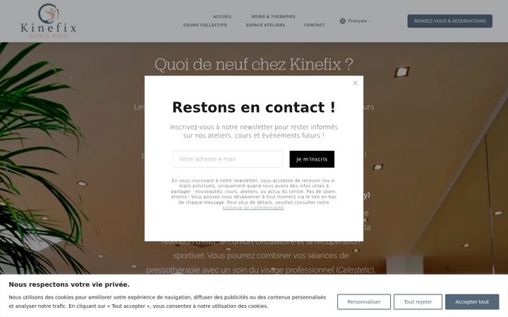 Screenshot of kinefix.be