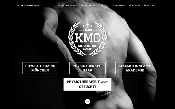 Screenshot of kinemotioncamp.de