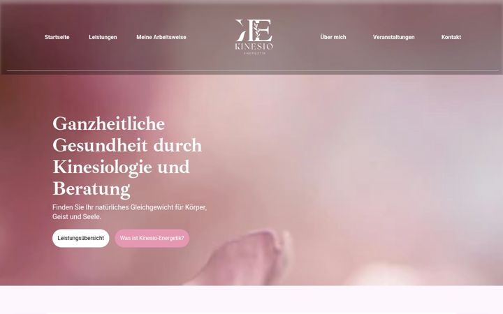 Screenshot of kinesio-energetik.de