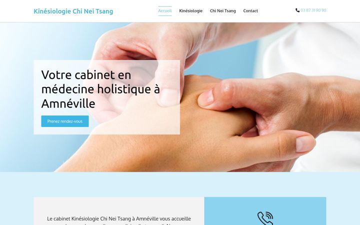 Screenshot of kinesiologie-chi-nei-tsang.fr