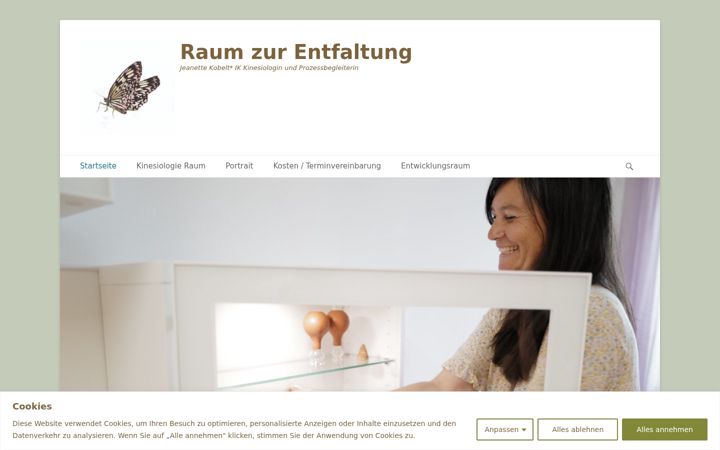 Screenshot of kinesiologie-entfaltung.ch