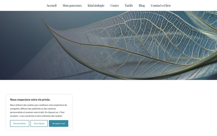 Screenshot of kinesiologie-geneve.org