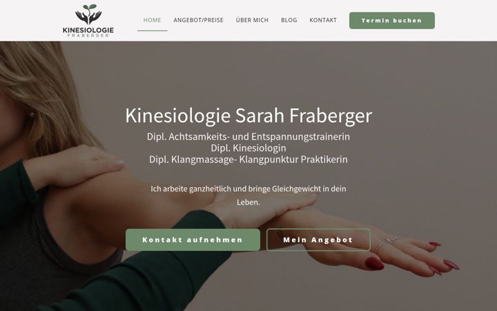 Screenshot of kinesiologie-sf.at