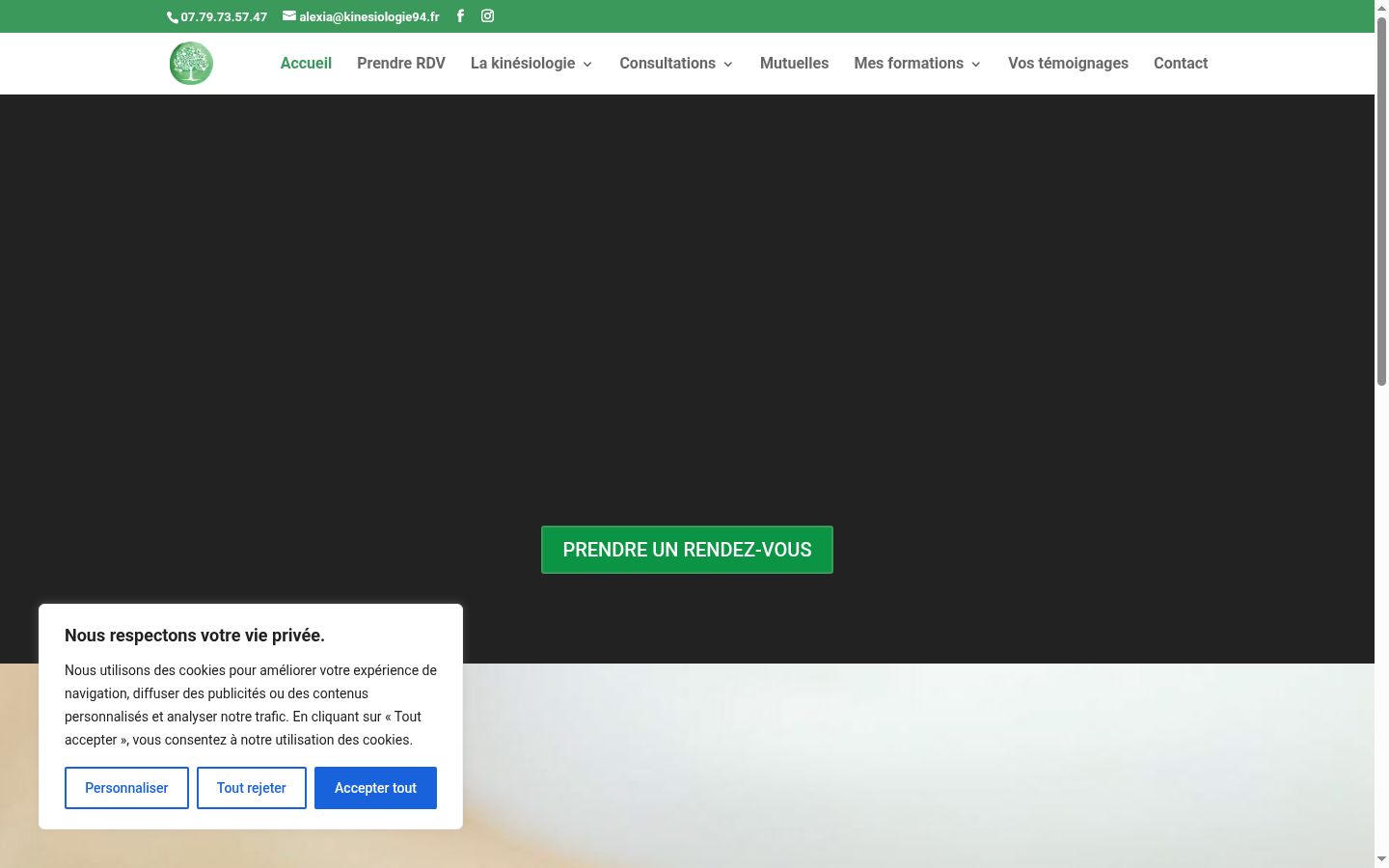 Zrzut ekranu banera zgody wyświetlanego przed jakąkolwiek interakcją