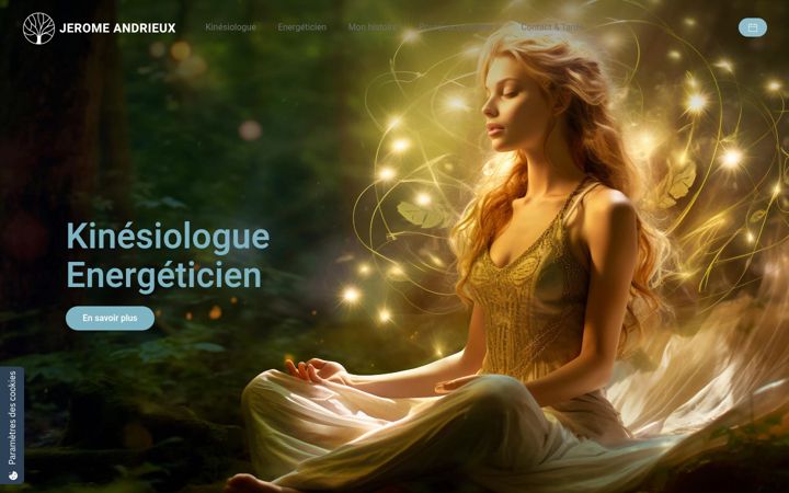 Screenshot of kinesiologue-energeticien.fr