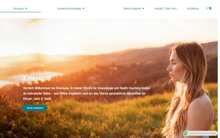 Screenshot of kinesiyou.de